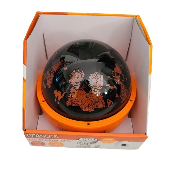 Peanuts Snoopy LED Rotating Shadow Lights Shadowlight Projection Gemmy Halloween - Picture 2 of 8